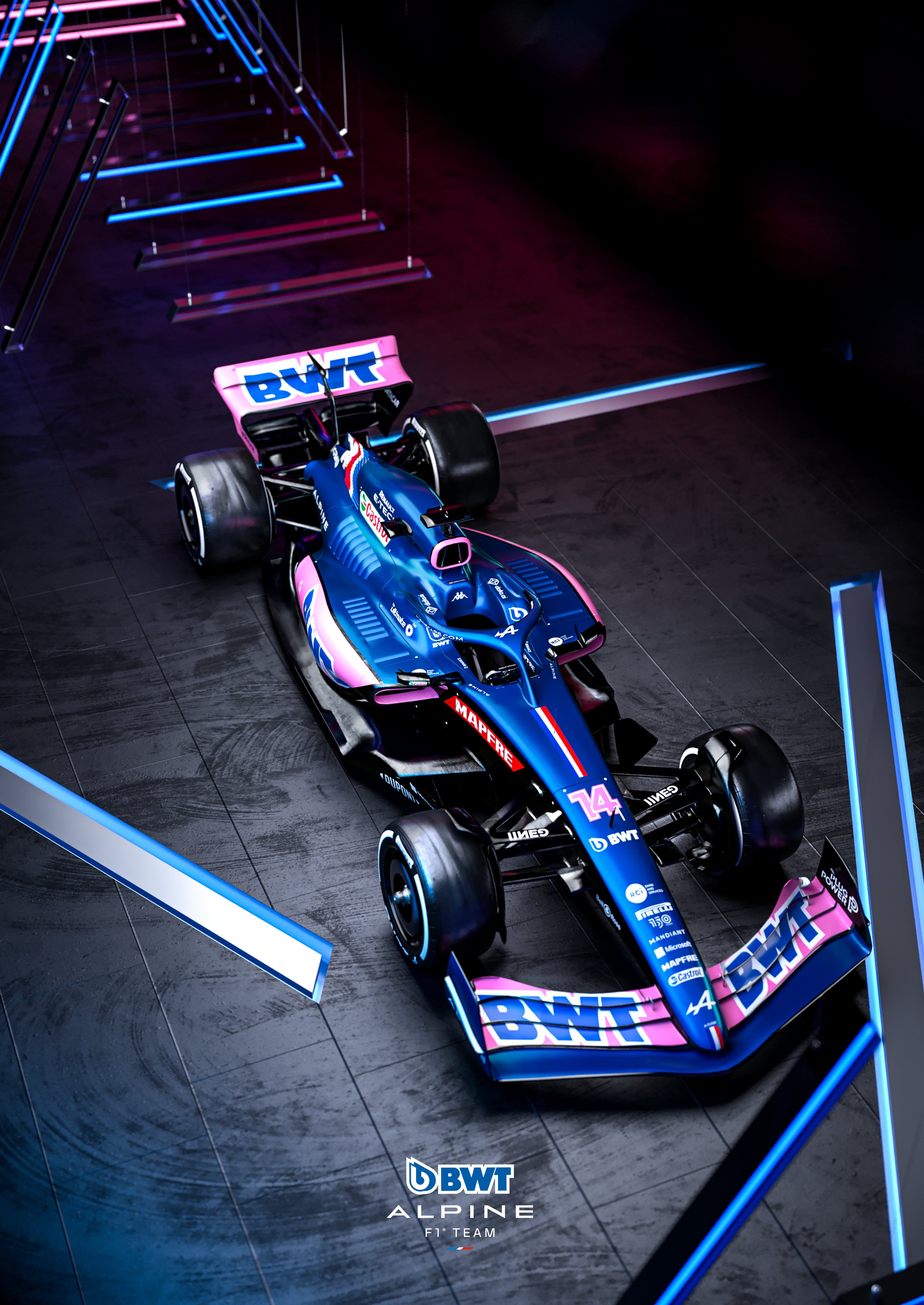 2910x4100 BWT Alpine F1 Team then! Message received, Phone