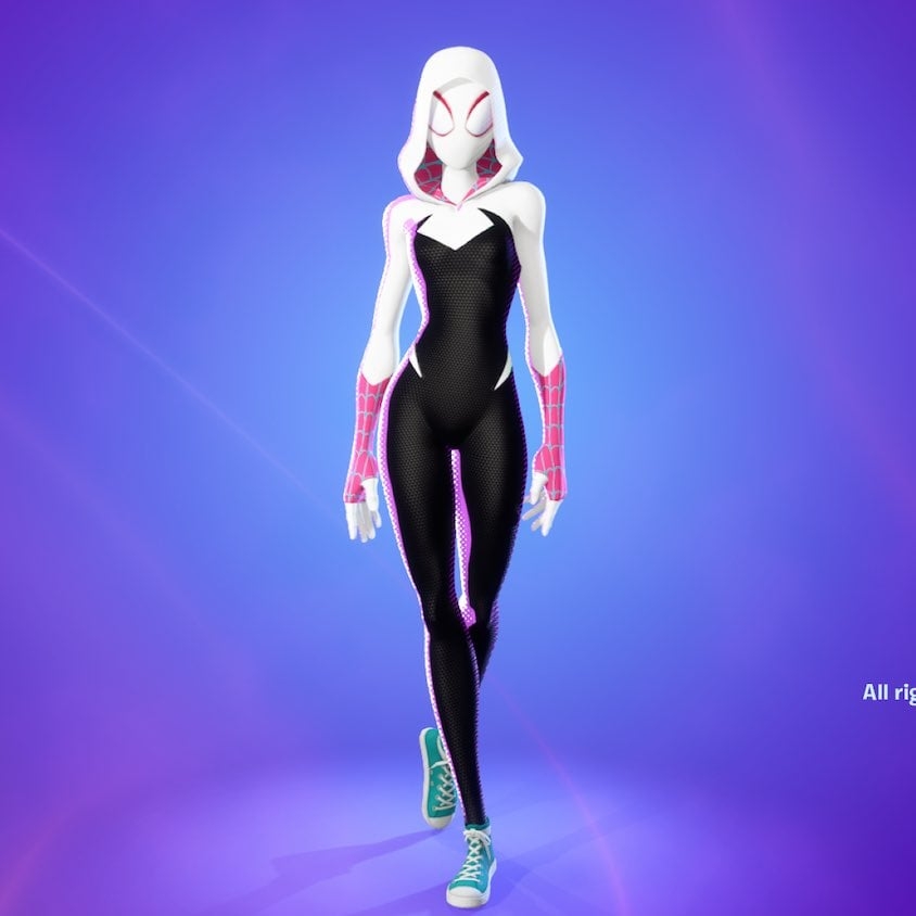 850x850 Spider Gwen Fortnite Wallpaper, Phone