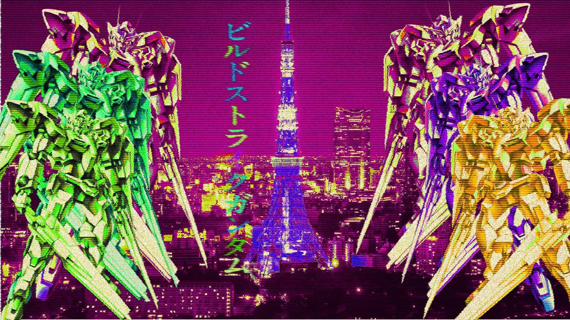 1920x1080 Vaporwave Wallpaper, Desktop