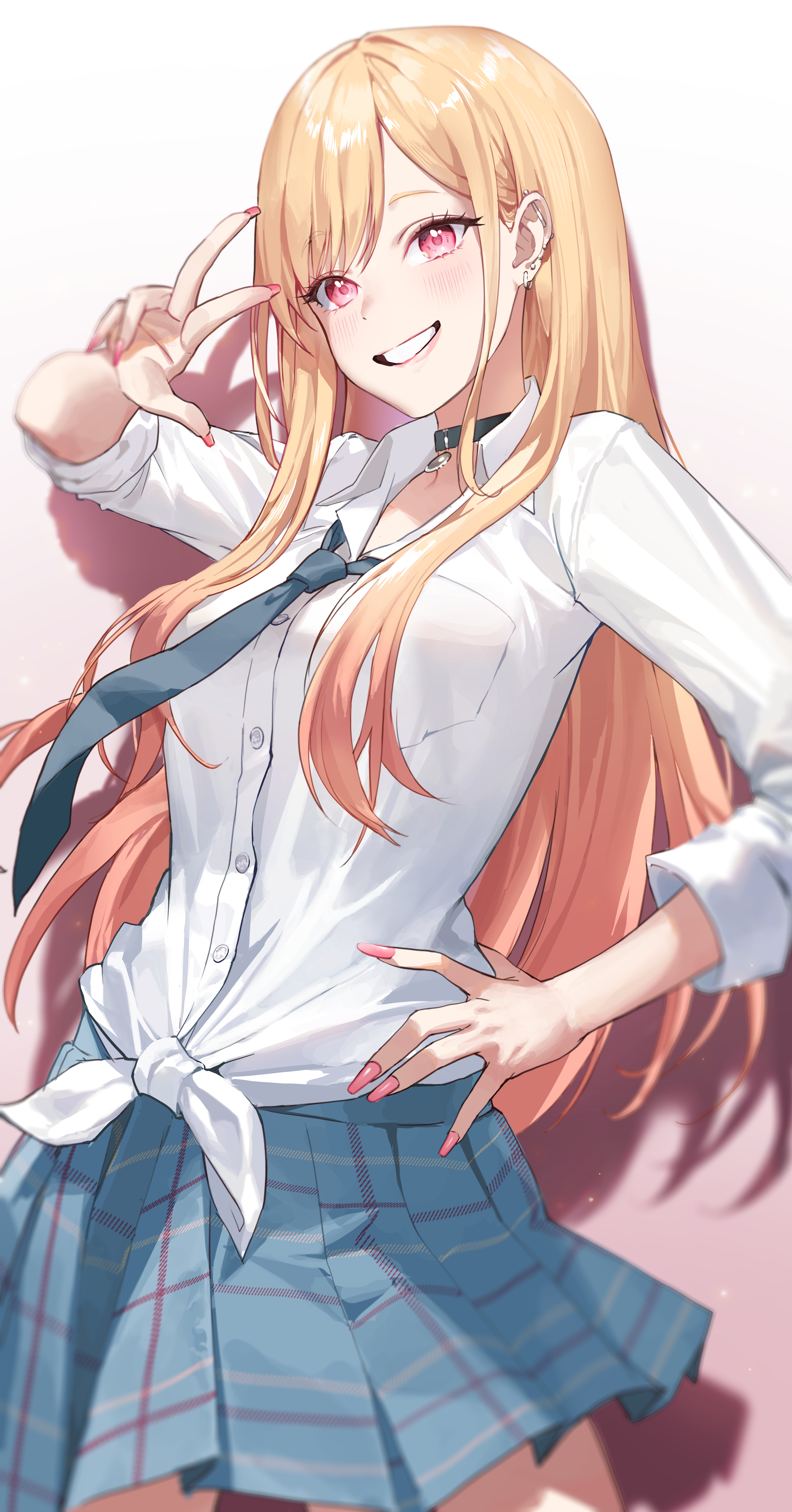 3000x5730 kitagawa marin (sono bisque doll wa koi wo suru) drawn, Phone