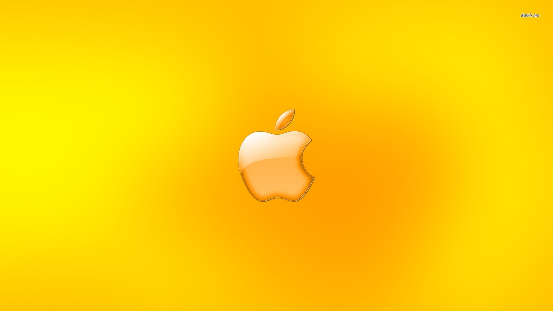 1920x1080 Yellow Apple Logo wallpaper wallpaper, Desktop