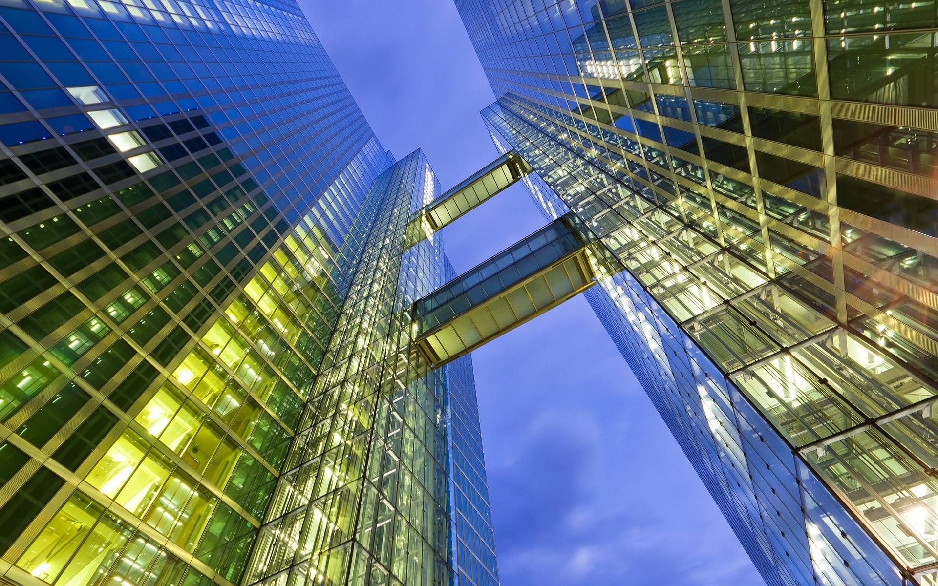 1920x1200 Glass skyscraper Wallpaper, Desktop