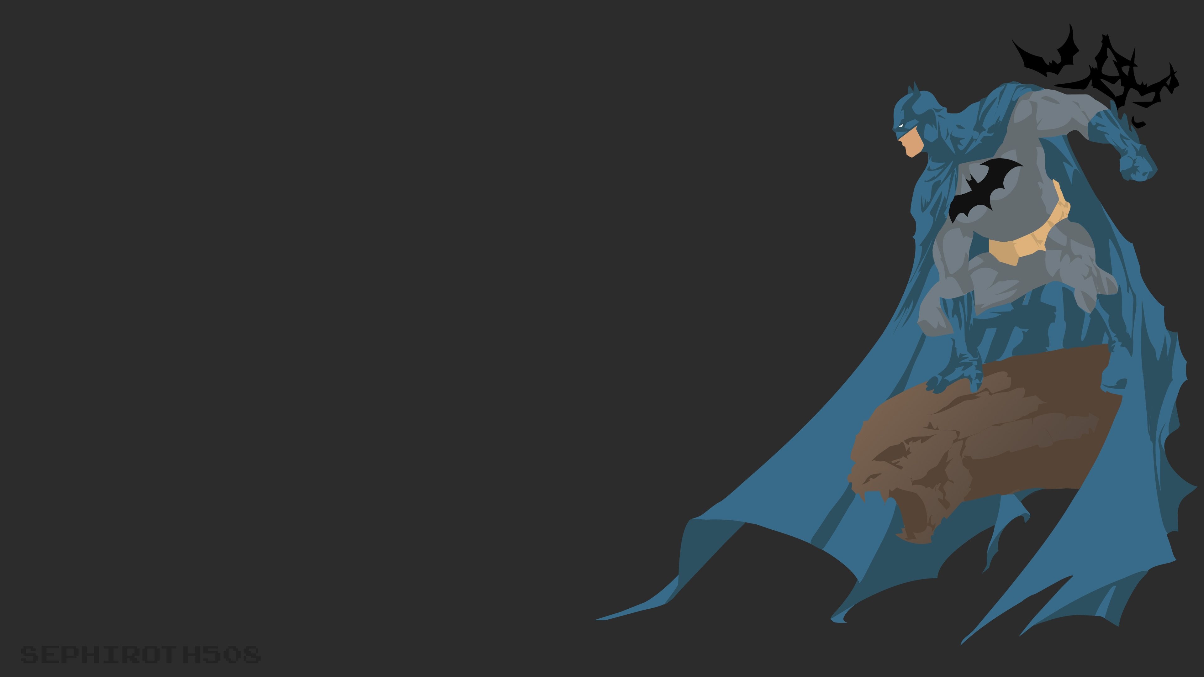 3840x2160 Batman 4k Minimalism, HD Superheroes, 4k Wallpaper, Image, Desktop