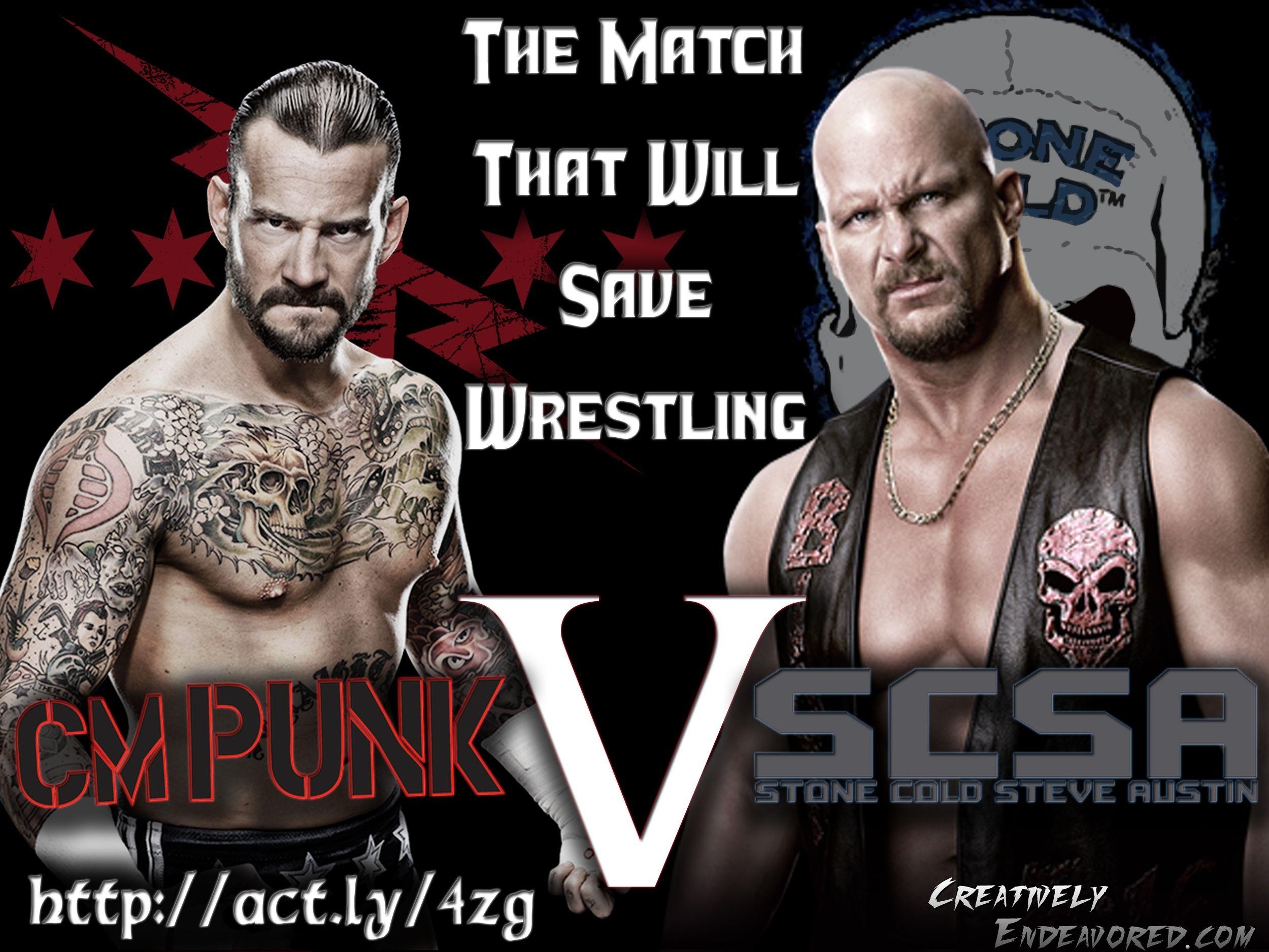 2500x1880 Graphic Break: CM Punk VS. “Stone Cold” Steve Austin Wallpaper, Desktop