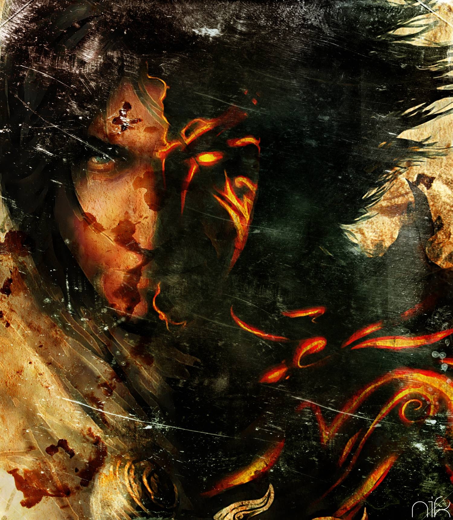 1500x1730 Prince Of Persia The Two Thrones Dark Prince Wallpaper, Phone