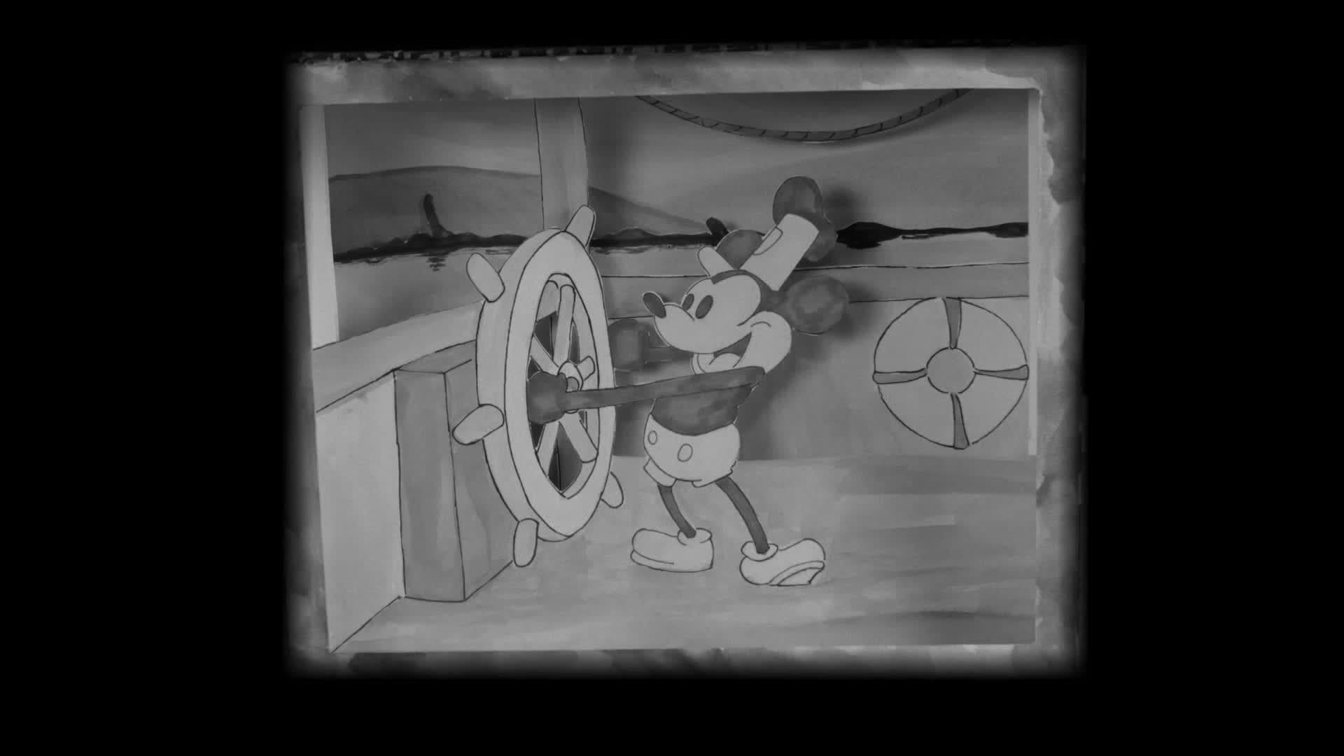 1920x1080 Oh My Disney Sketchbook: Steamboat Willie Cardboard Art Celebrate, Desktop