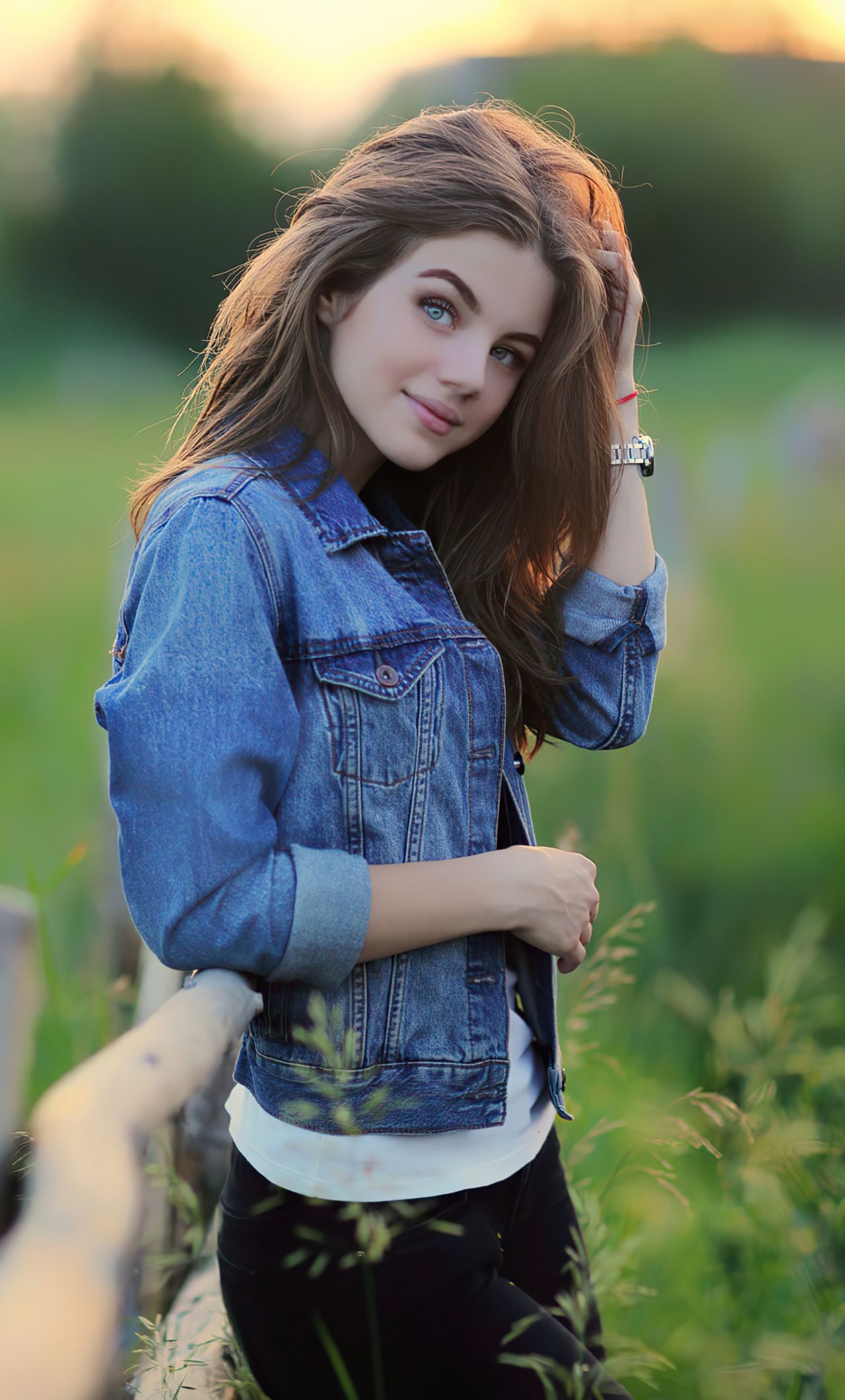 1280x2120 Beautiful Girl In Nature 4k iPhone HD 4k Wallpaper, Image, Background, Photo and Picture, Phone