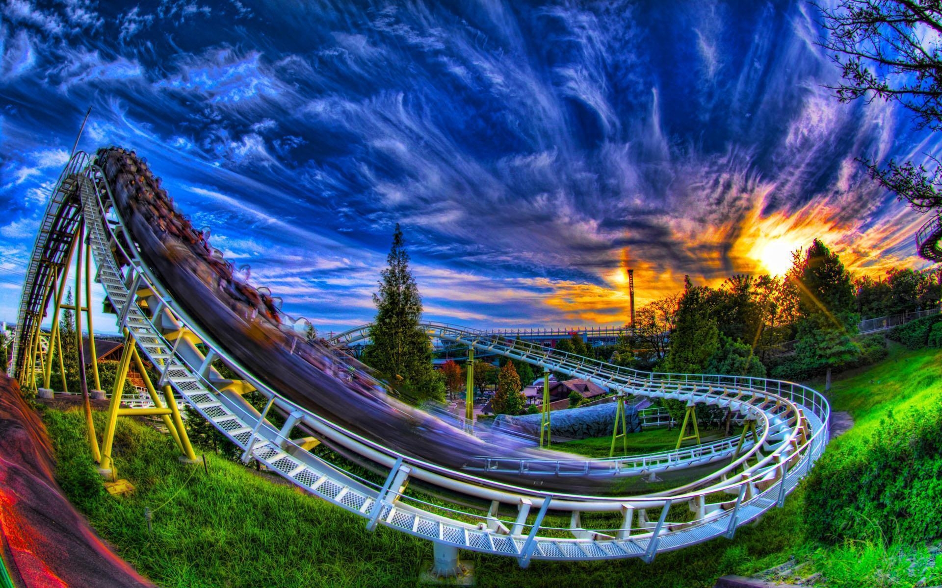 1920x1200 Roller Coaster HD Desktop Wallpaper for Widescreen, Desktop