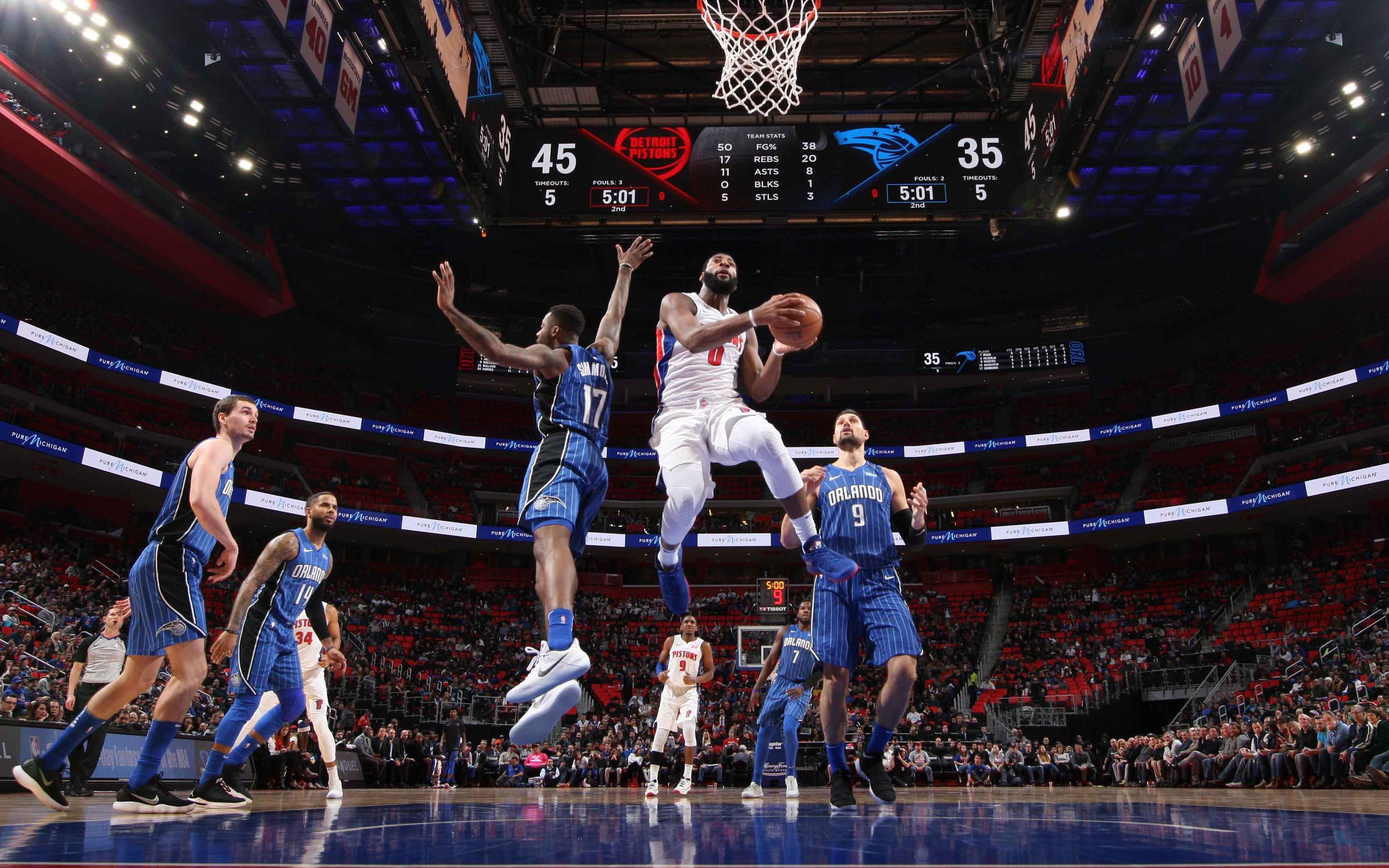 3840x2400 Andre Drummond, 4k, Nba, Dunk, Basketball Players, Dunk 4k, Desktop