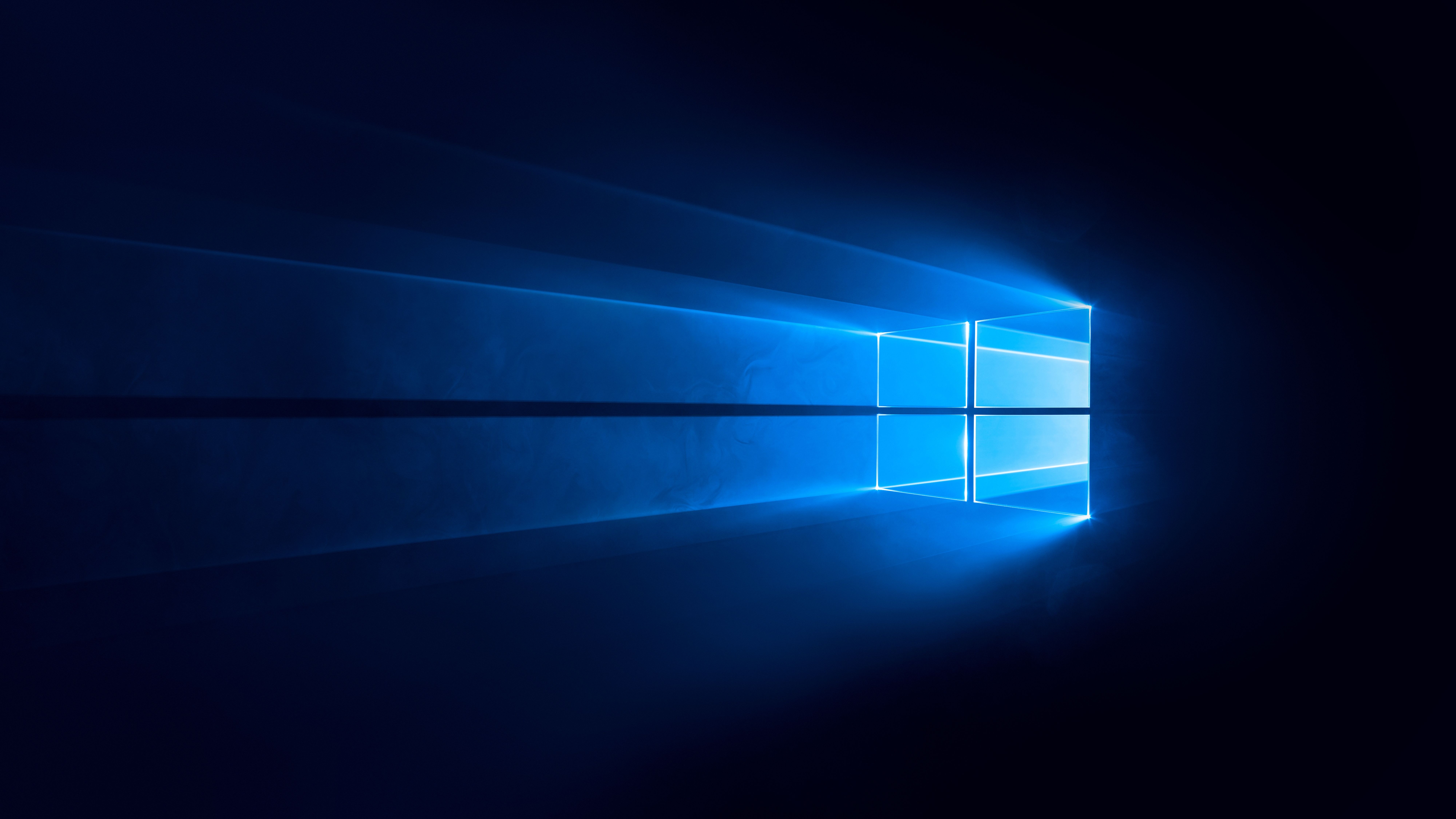 8000x4500 Windows 10 Wallpaper 4K, Dark, Blue, Desktop