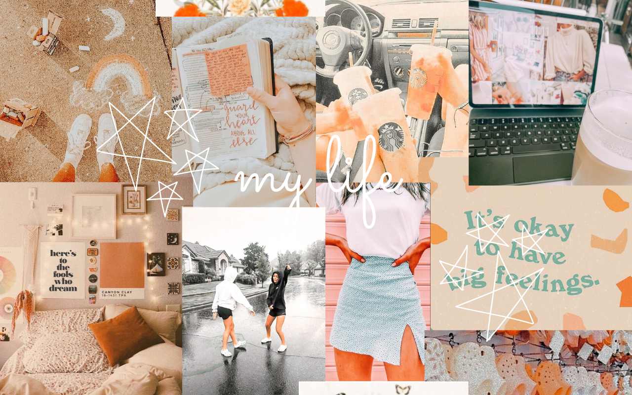 1280x800 Free download aesthetic collage wallpaper Cute laptop wallpaper Cute [] for your Desktop, Mobile & Tablet. Explore Collage Wallpaper. Collage Background, Hypebeast Collage Wallpaper, Custom Photo Collage Wallpaper, Desktop