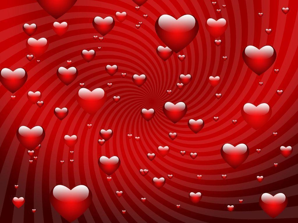 1030x770 red valentine hearts wallpaper, Desktop