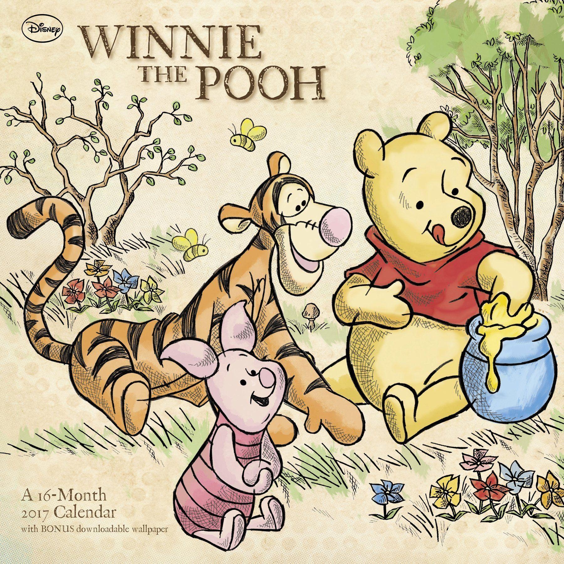 1800x1800 Winnie the Pooh Wall Calendar (2017): Day Dream: 0038576249172, Phone