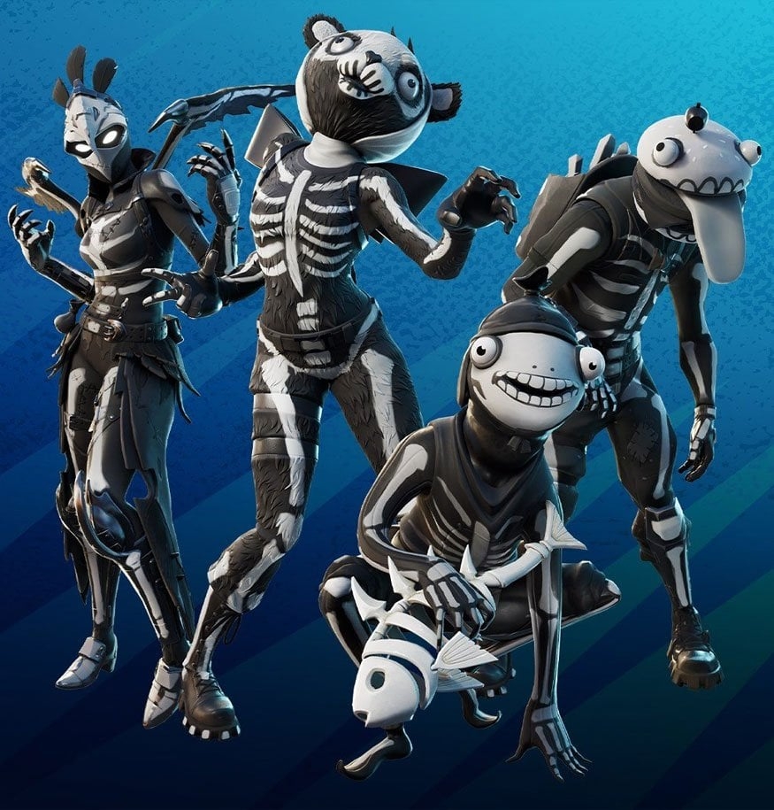 880x920 Fishskull Fortnite wallpaper, Phone