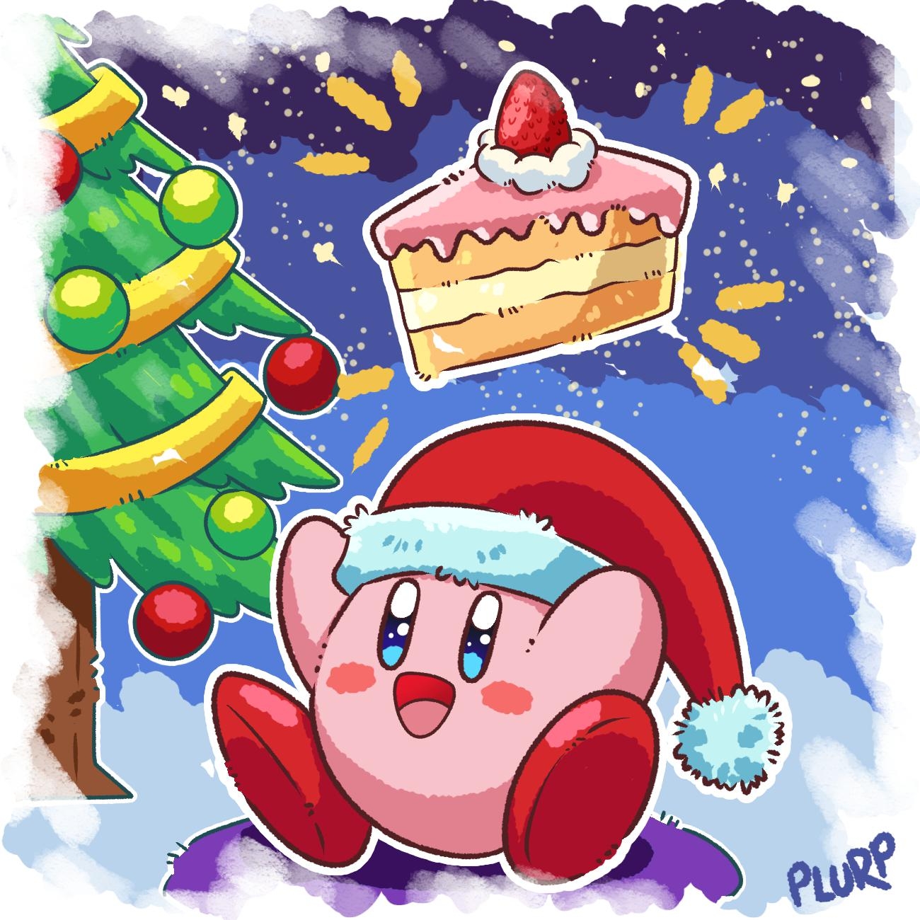 1300x1300 Made some Kirby fanart for today! Merry Christmas everyone!, Phone