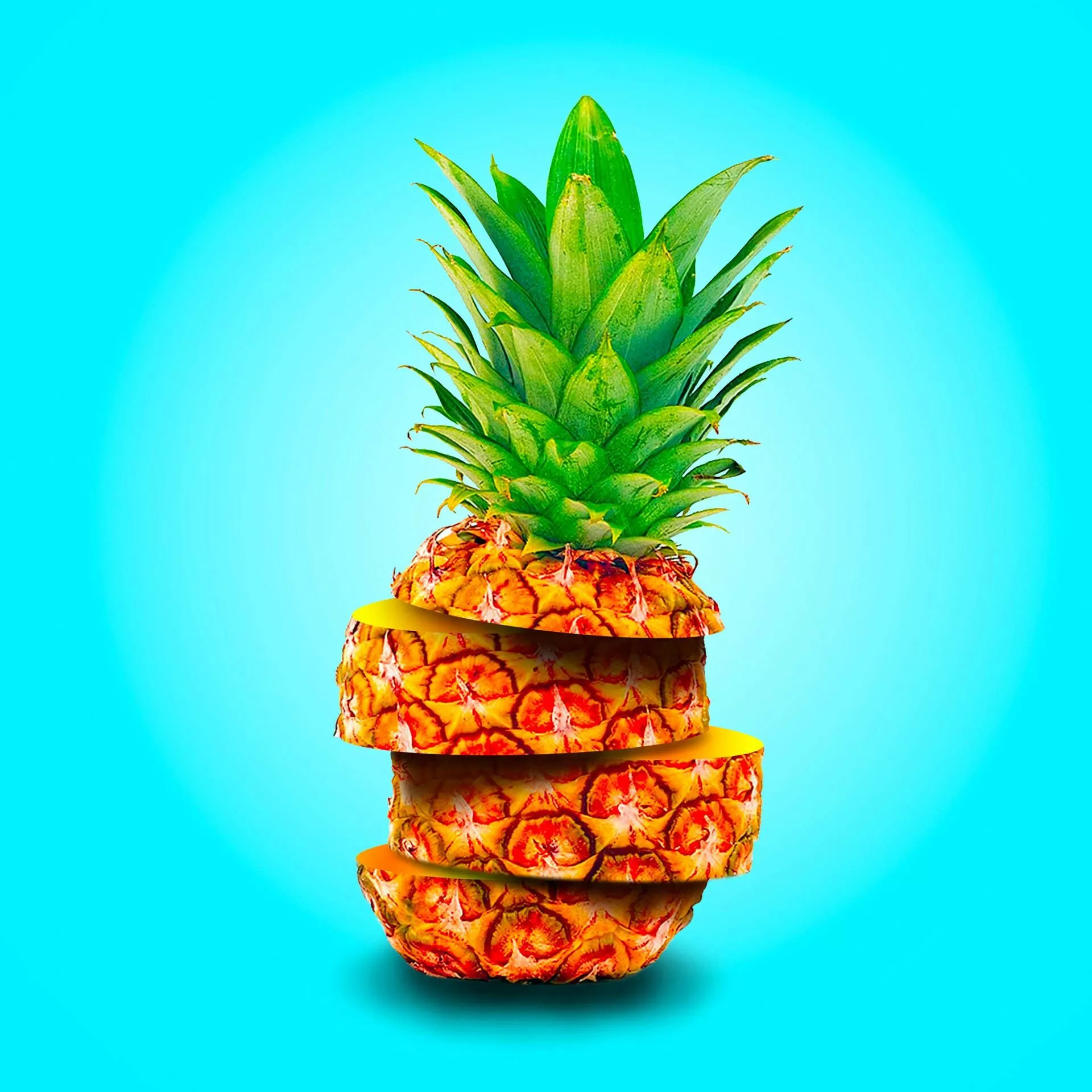 1920x1920 Pineapple Wallpaper, Phone