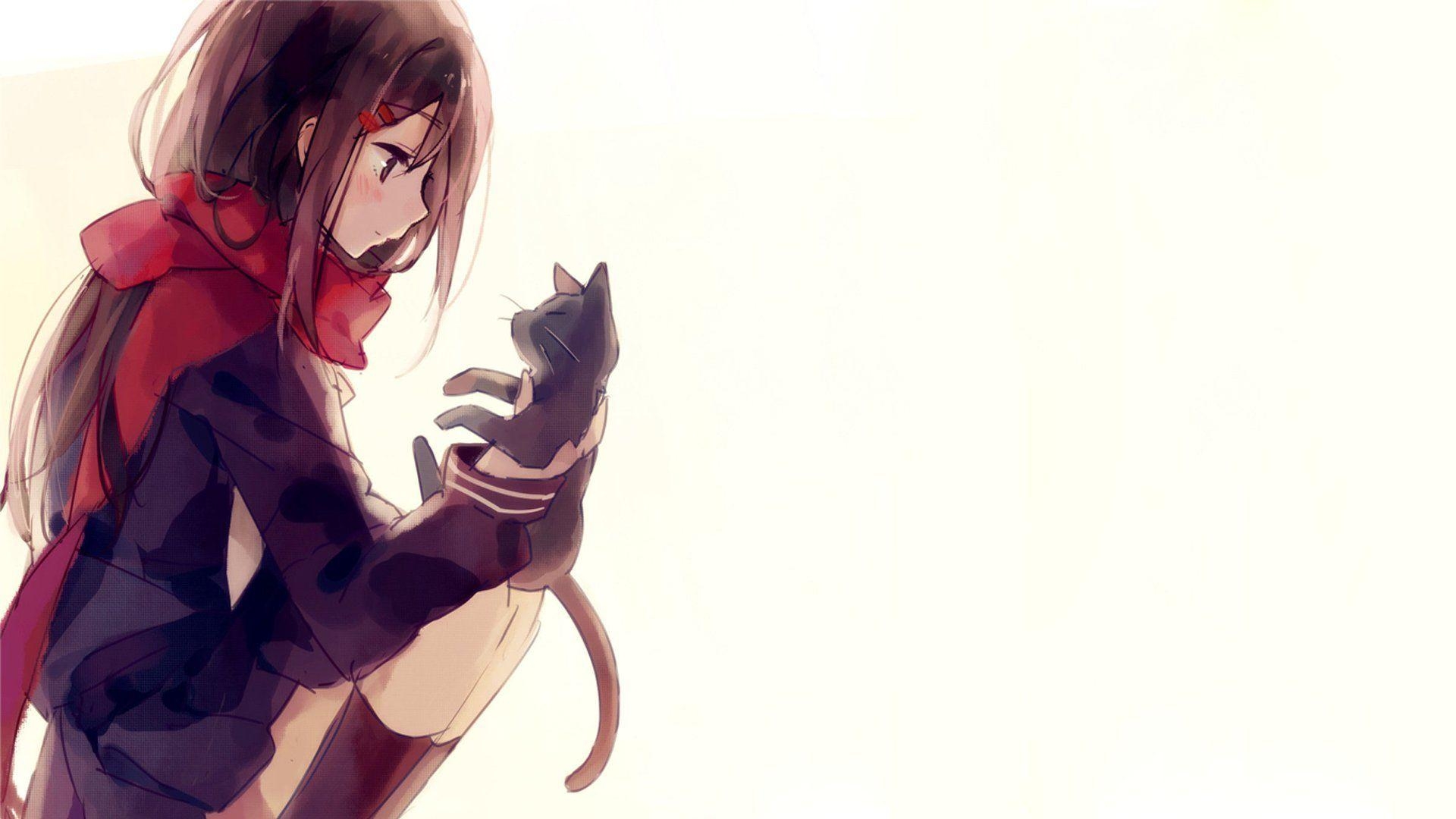 1920x1080 Kagerou Project anime series girl cute cat wallpaperx1080, Desktop