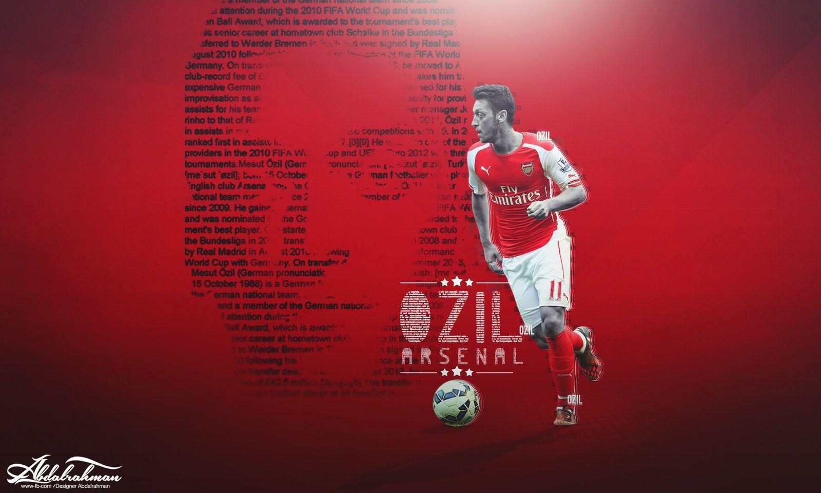 1600x960 Wallpaper Mesut Ozil 2015 By Designer Abdalrahman, Desktop