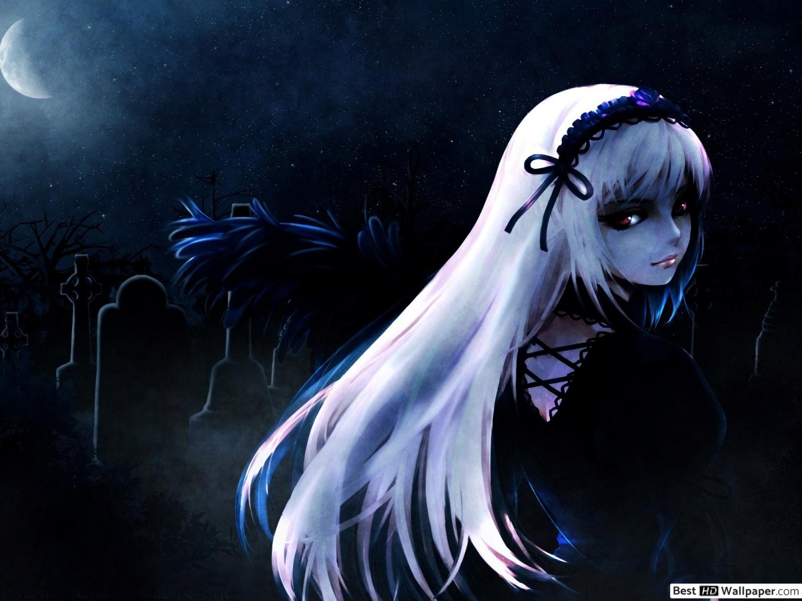 1600x1200 Gothic Anime Girl HD wallpaper download, Desktop