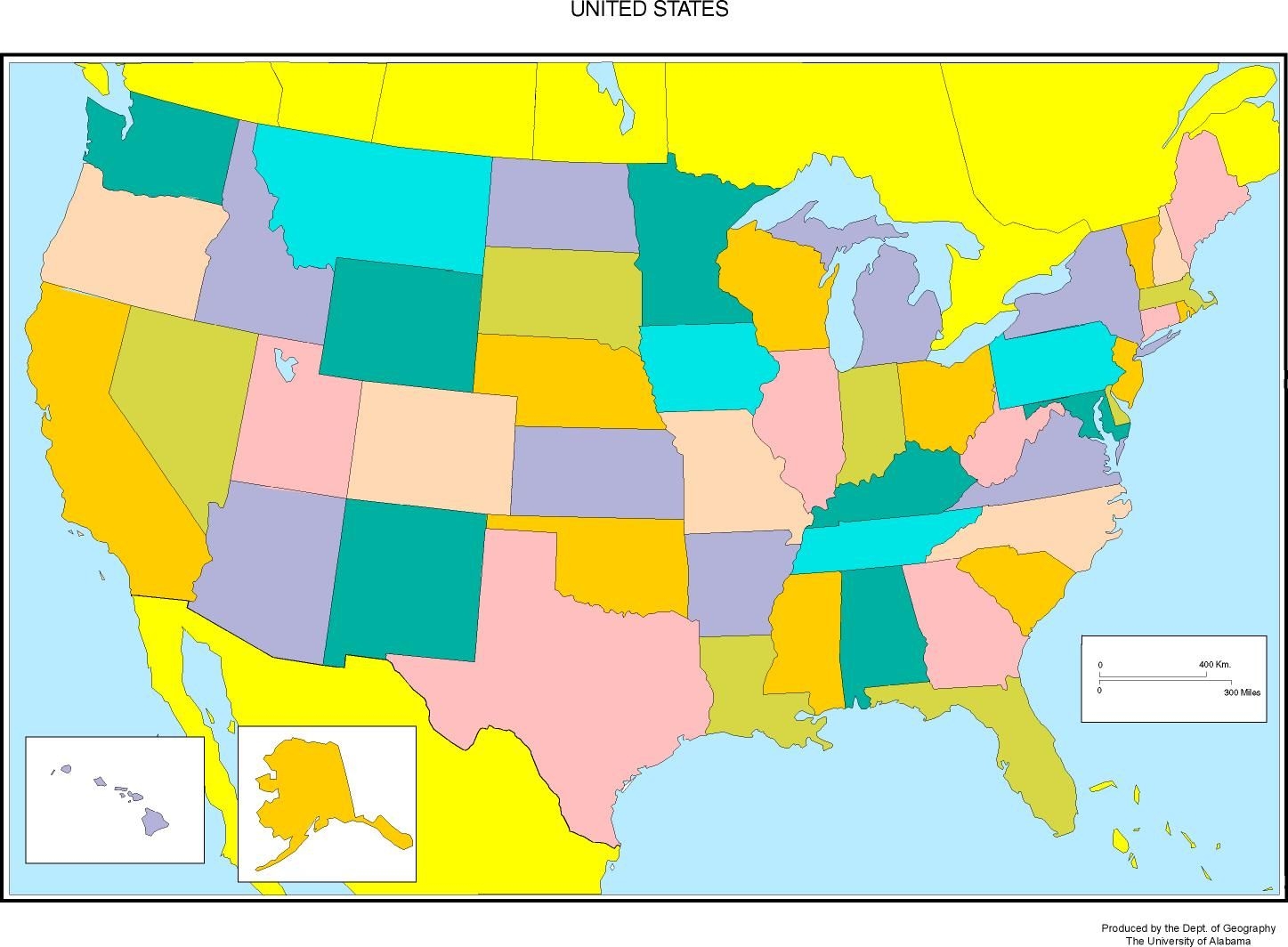 1450x1070 Maps of the United States, Desktop