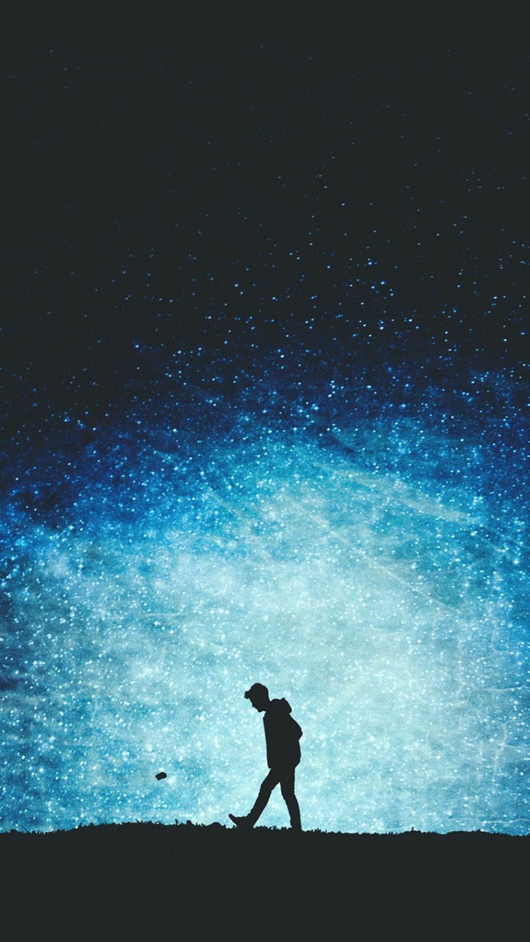 1080x1920 The Nightwalker Worlds. Alone boy wallpaper, Phone