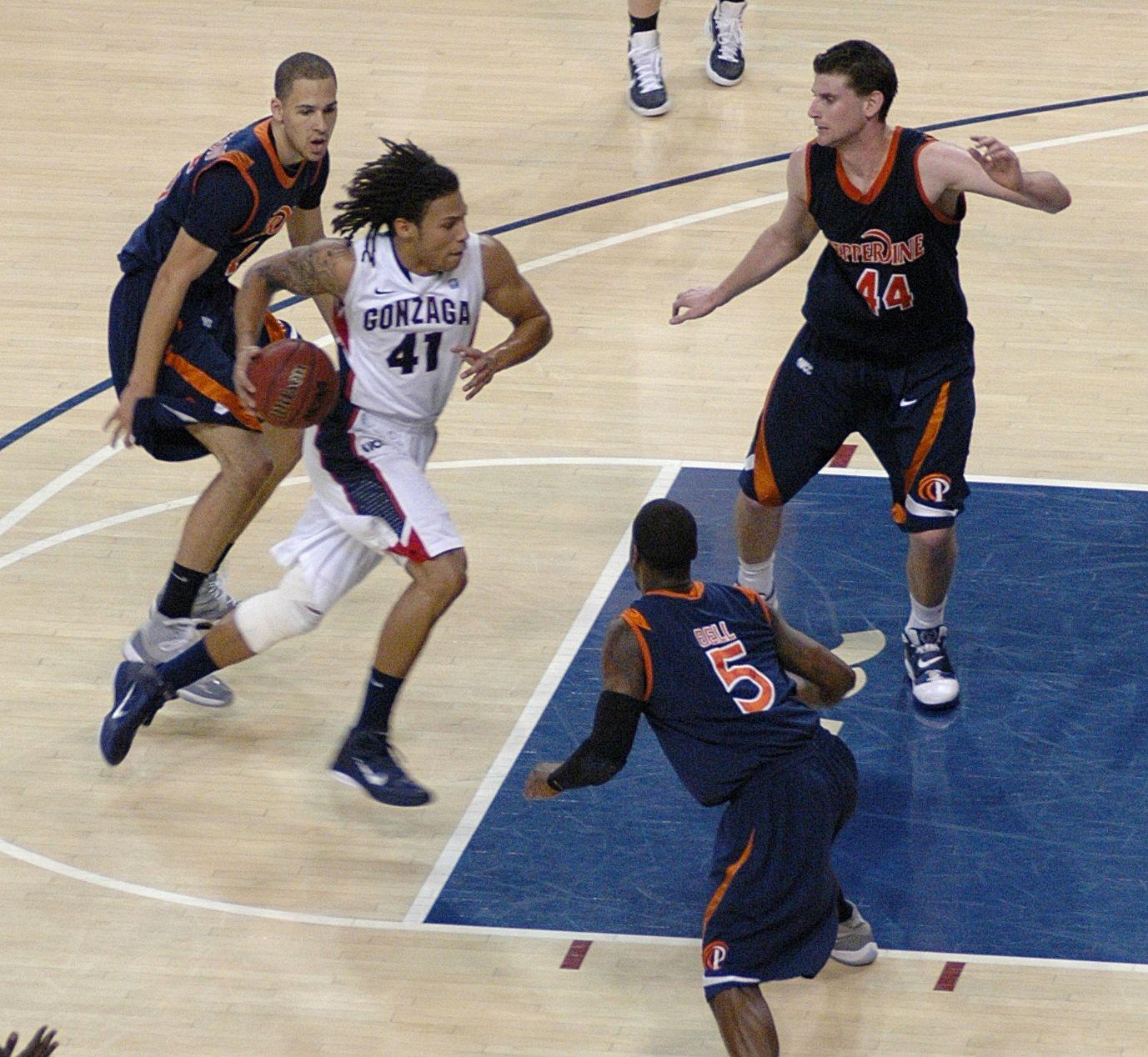 1380x1270 Gonzaga Basketball image GU vs Pepperdine HD wallpaper, Desktop