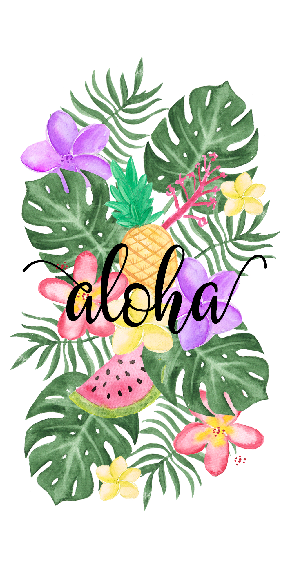 1000x2000 Cute Tropical Wallpaper Free Cute Tropical Background, Phone