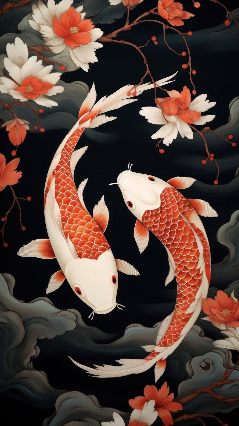 800x1430 Koi Wallpaper Image. Free Photo, PNG, Phone