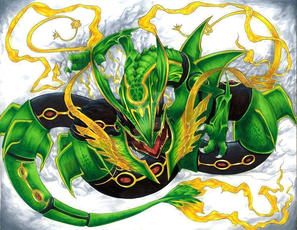 1020x790 Mega Rayquaza +, Desktop