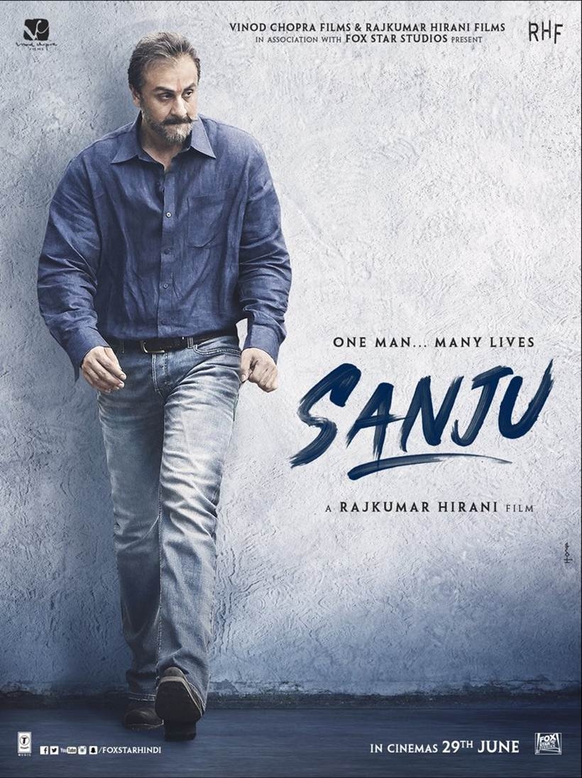 820x1100 Sanju posters: Ranbir Kapoor is Sanjay Dutt's doppelganger, Phone