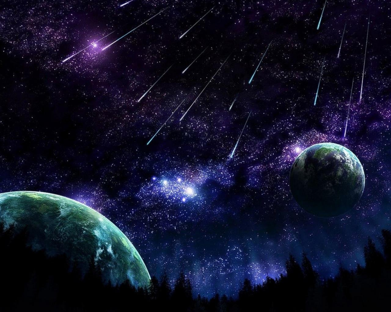 1280x1030 METEOR SHOWER, Desktop