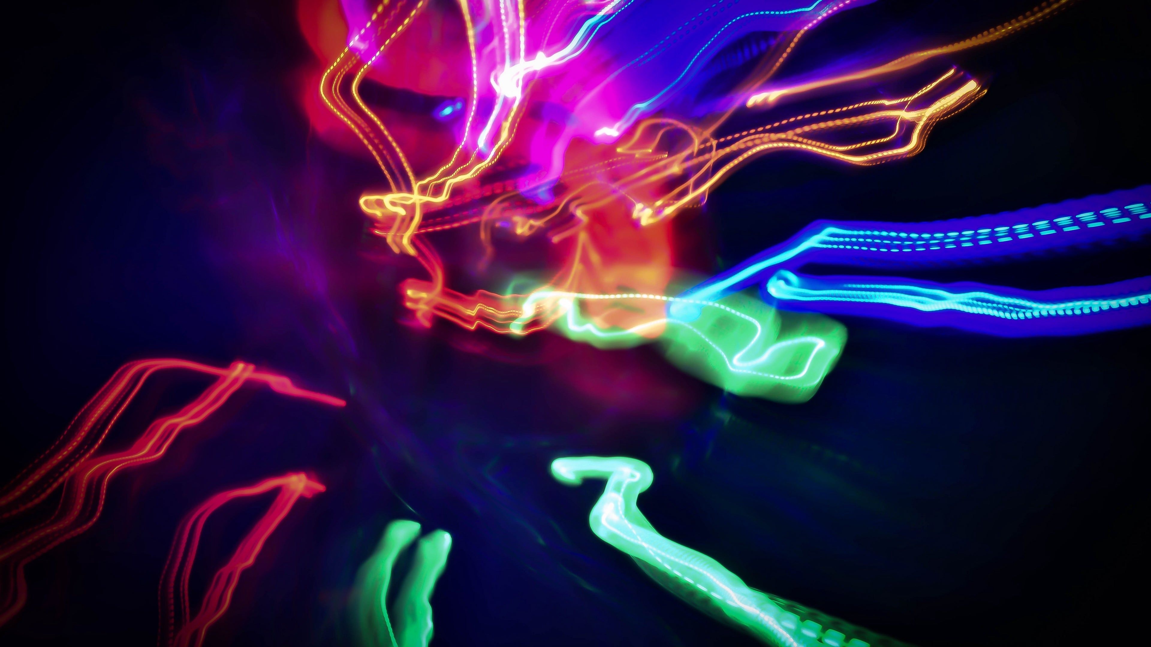 3840x2160 Colorful Lines 4K wallpaper. Wallpaper, Cool background hd, HD wallpaper, Desktop