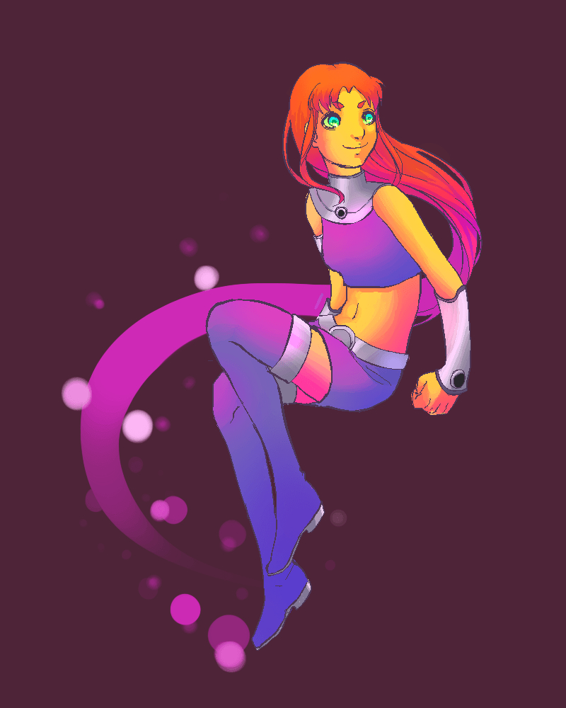 800x1000 Teen Titans: Starfire (commission details), Phone