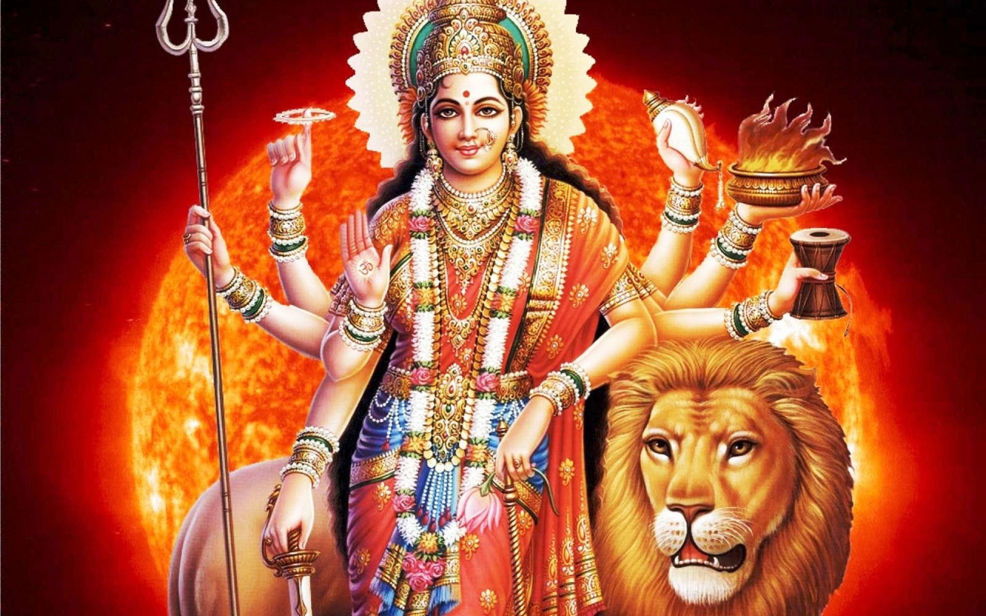 1920x1200 Sri Durga Devi, Desktop