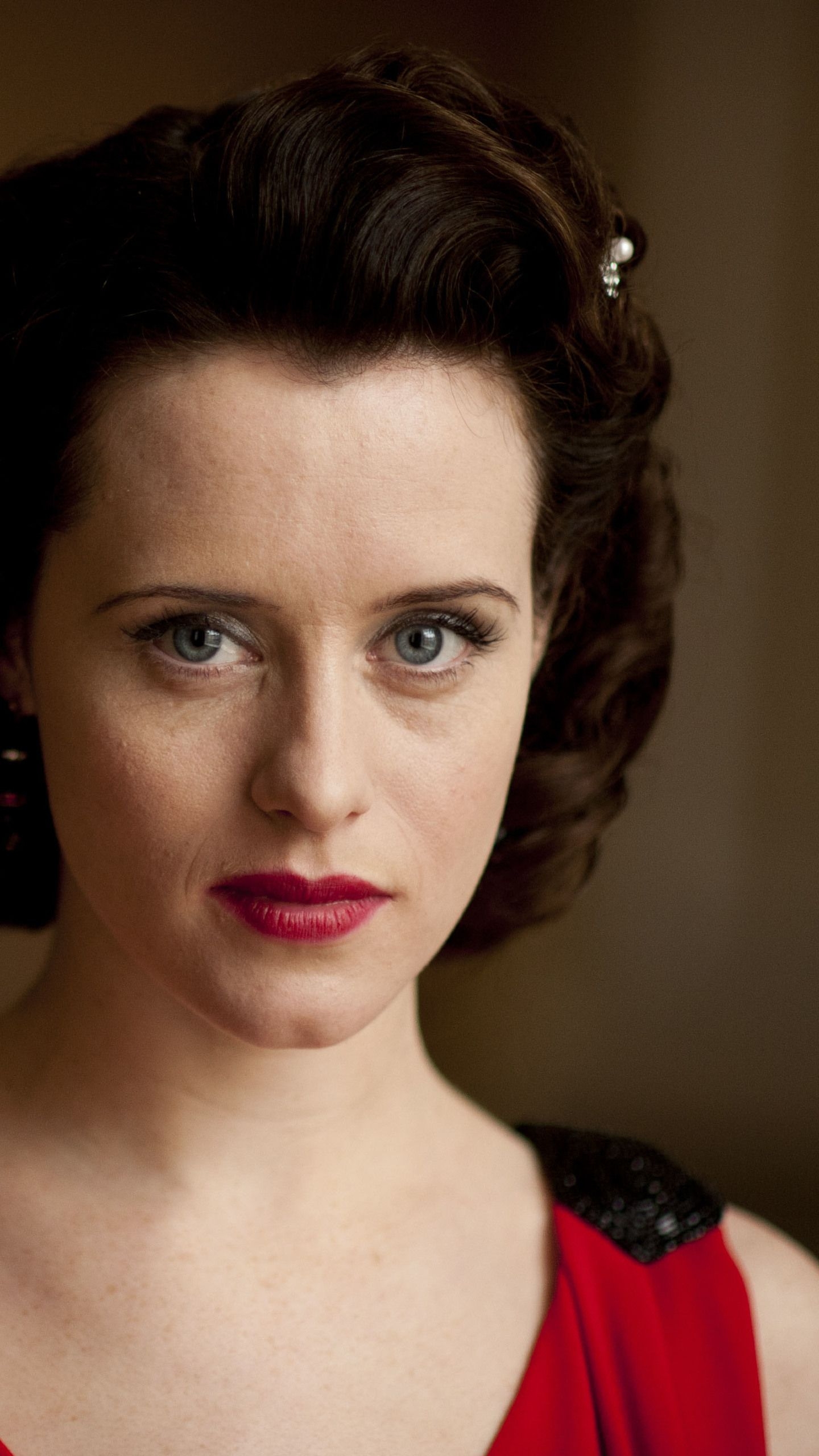 1440x2560 Claire Foy Portrait In Red Samsung Galaxy S S Google Pixel XL , Nexus 6P , LG G5 Wallpaper, HD Celebrities 4K Wallpaper, Image, Photo and Background, Phone