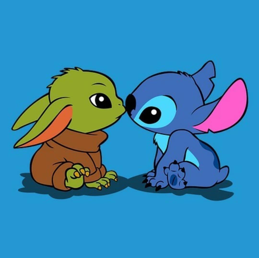 1080x1080 Background Stitch Wallpaper Discover more Character, Cute, Fictional, Lilo Pelekai, Protagonist wallpaper. h. Yoda wallpaper, Cute disney wallpaper, Cute drawings, Desktop