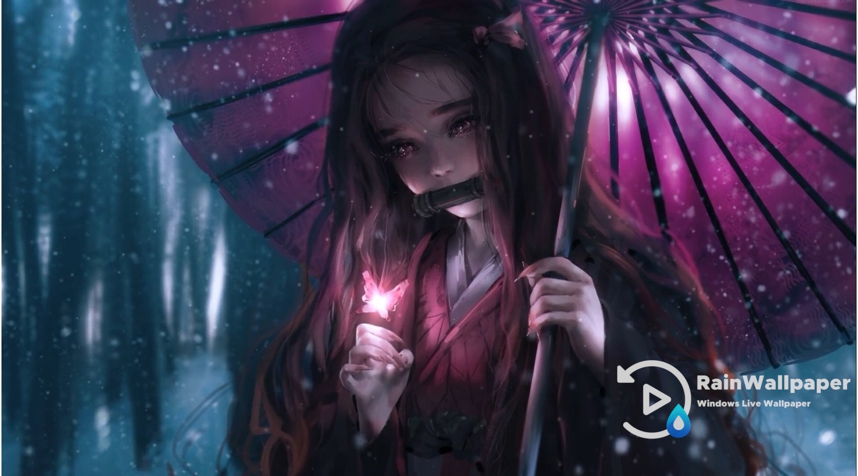 1740x970 Nezuko Kamado Demon Slayer, Desktop