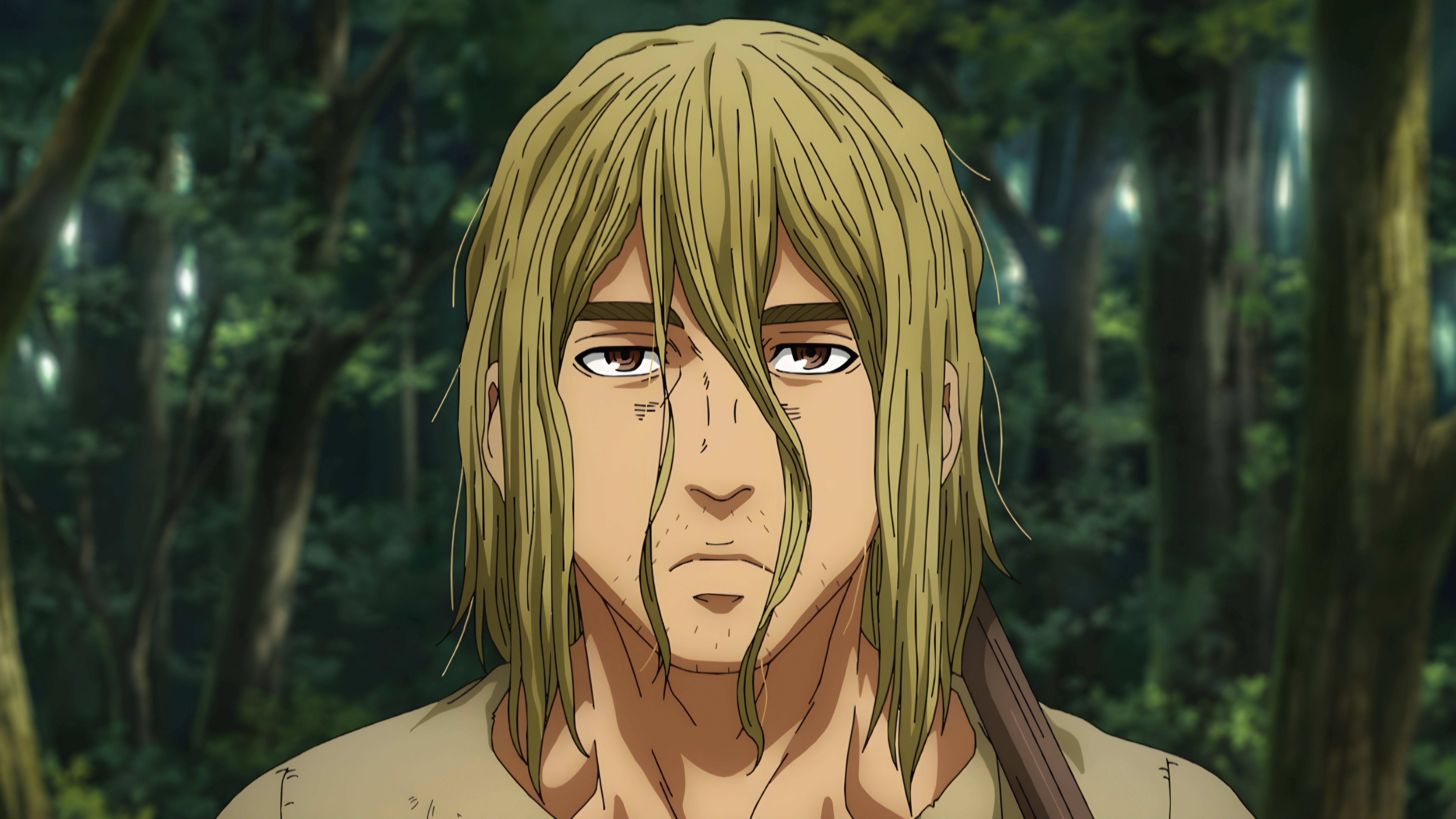 7680x4320 Wallpaper, animated character, Vinland Saga, anime boys, Anime screenshot, Desktop