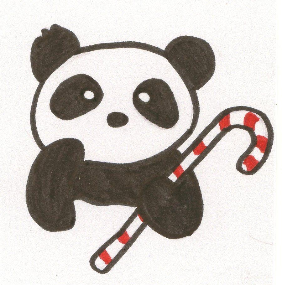 900x910 Panda Christmas Drawings, Phone