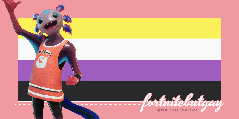 800x400 Axo Fortnite wallpaper, Dual Screen