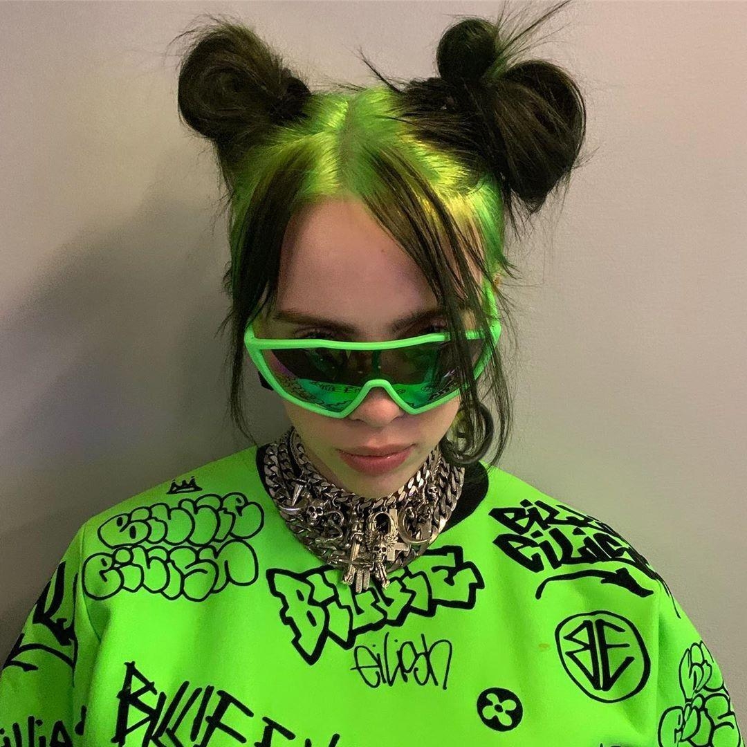 1080x1080 Neon green aesthetic. Billie Eilish. Billie eilish, Phone