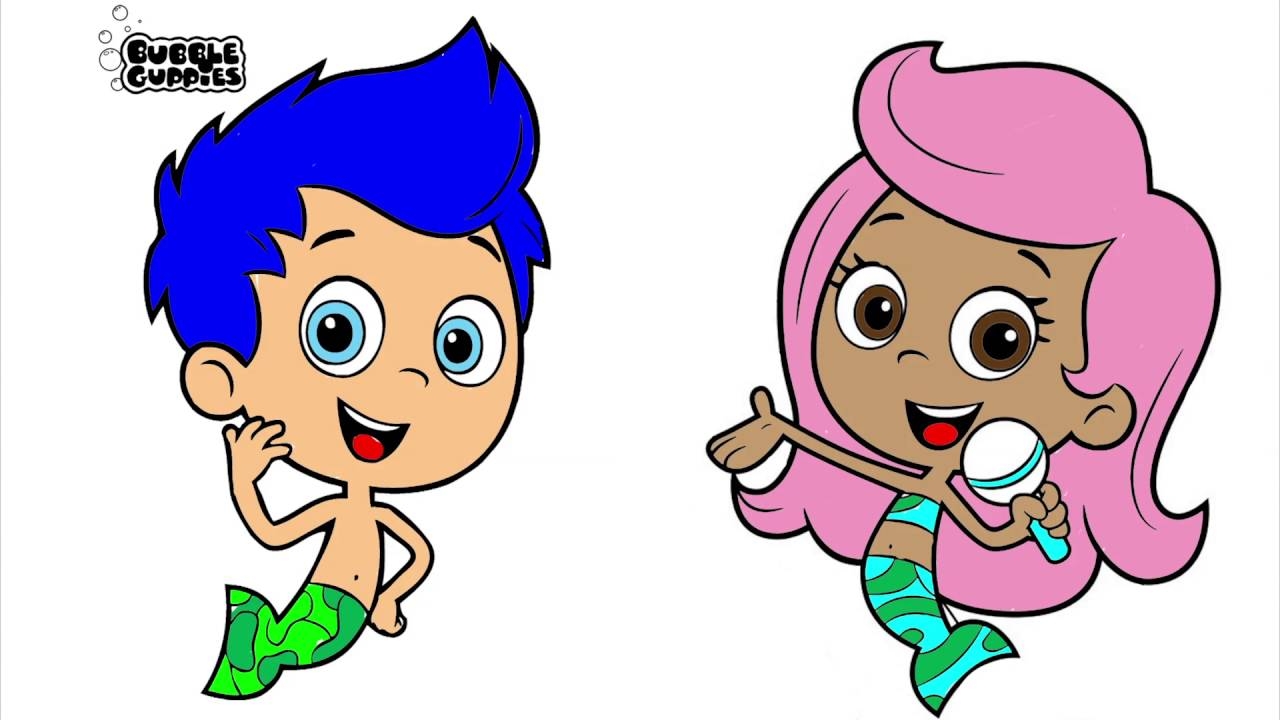 1280x720 Bonanza Bubble Guppies Coloring Book Pages 33 With, Desktop