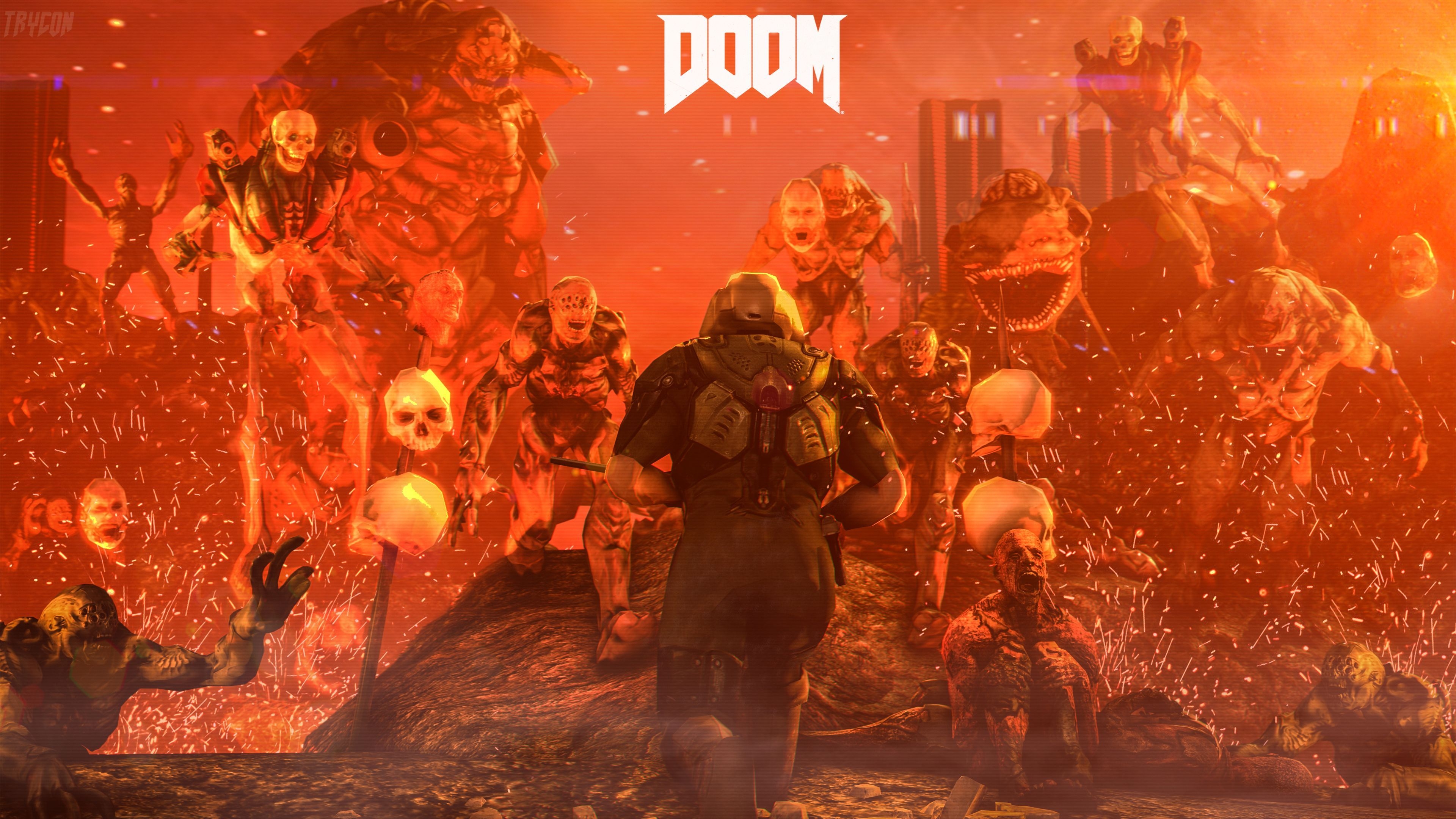 3840x2160 Doom 4 Digital Art 4k HD Wallpaper.com, Desktop