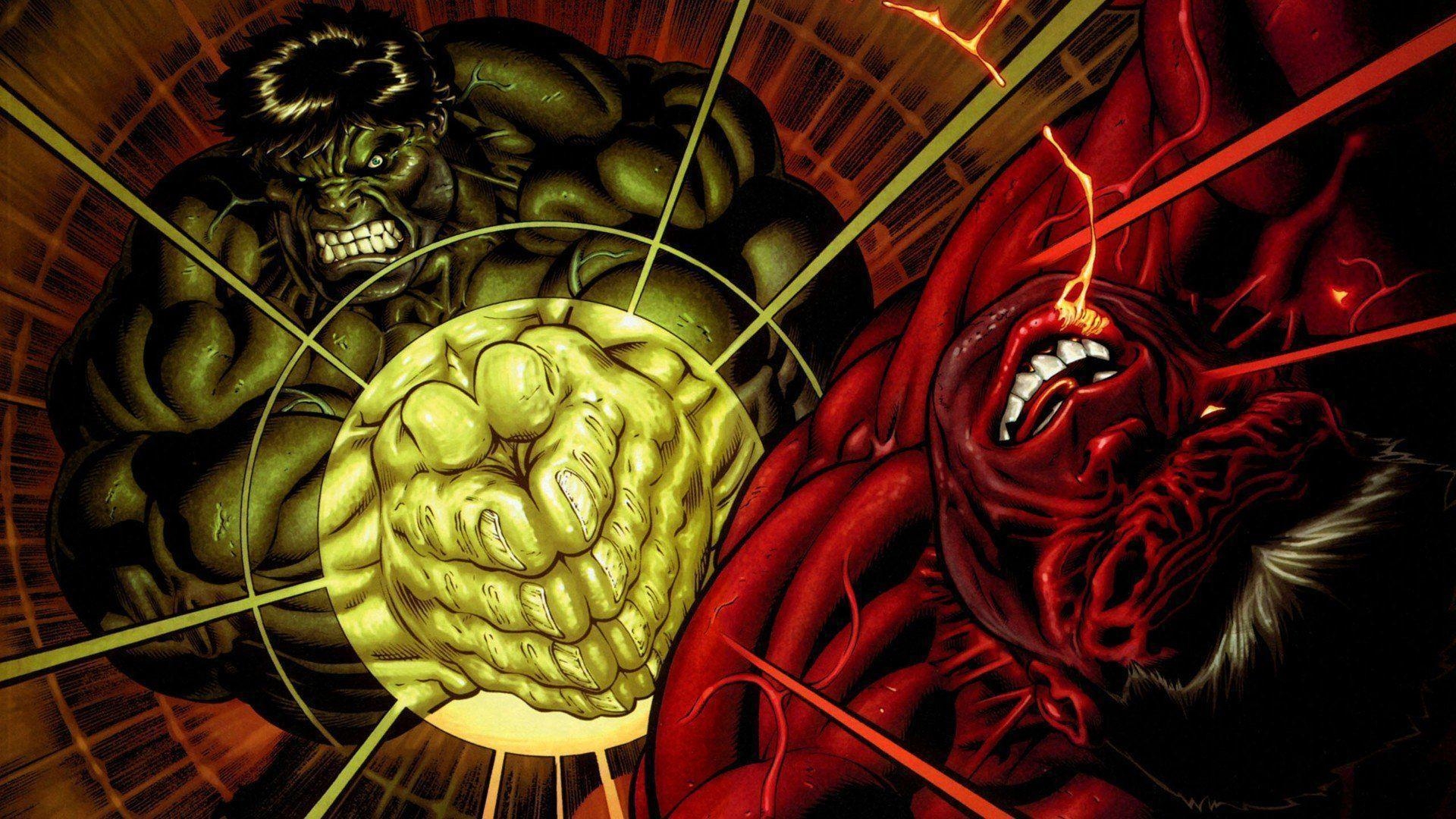 1920x1080 Hulk Comic Character Comics Red Hulk Wallpaper Background, Desktop