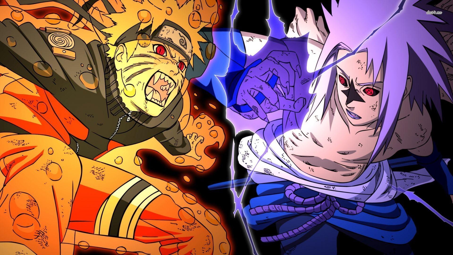 1920x1080 Naruto and Sasuke wallpaper, anime, Naruto Shippuuden HD wallpaper, Desktop