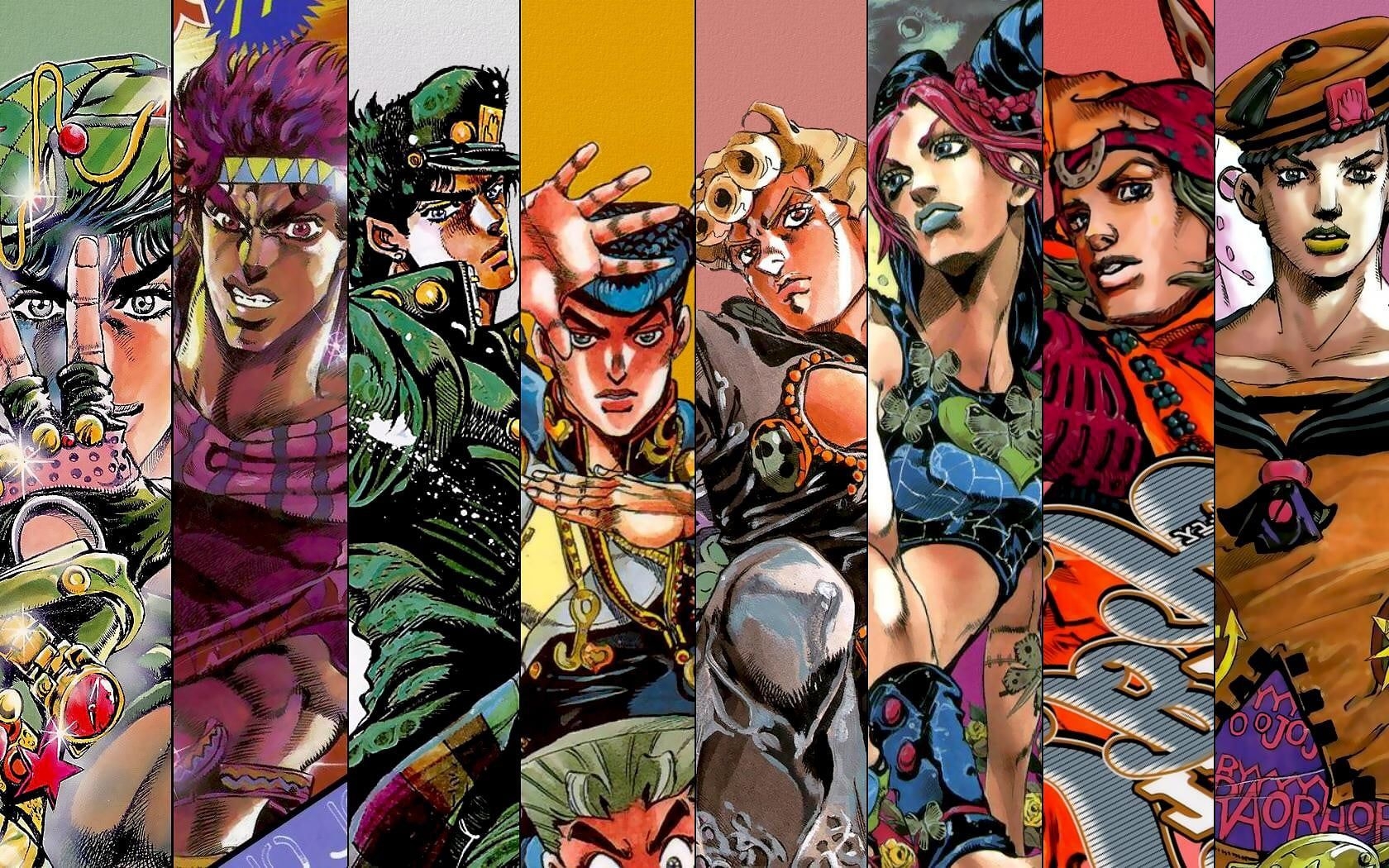 1680x1050 Manga characters illustration, JoJo's Bizarre Adventure, Jojo, Desktop