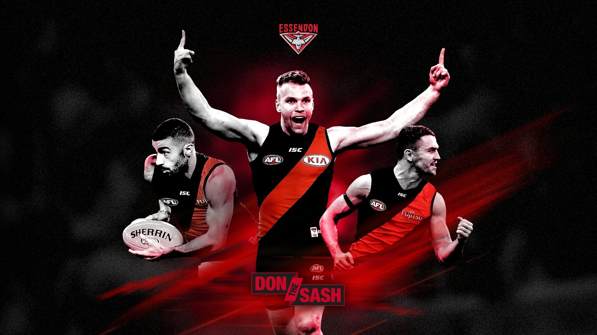 1920x1080 Essendon FC Smith = YESS Adam Saad = YESS Jake Stringer = YESS #DonTheSash, Desktop