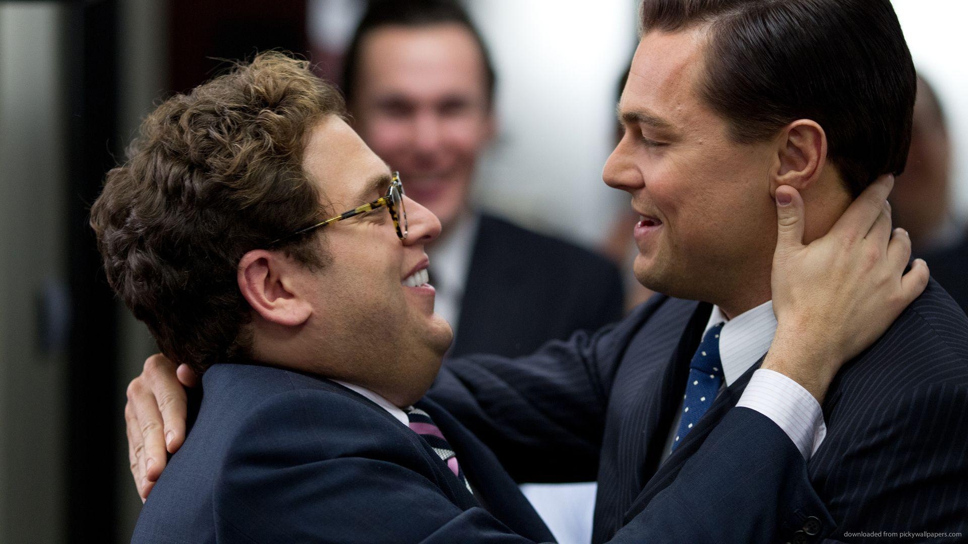 1920x1080 Download  Leonardo DiCaprio With Jonah Hill Wallpaper, Desktop