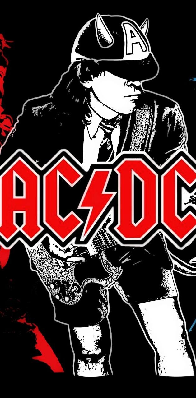 630x1280 ACDC wallpaper, Phone