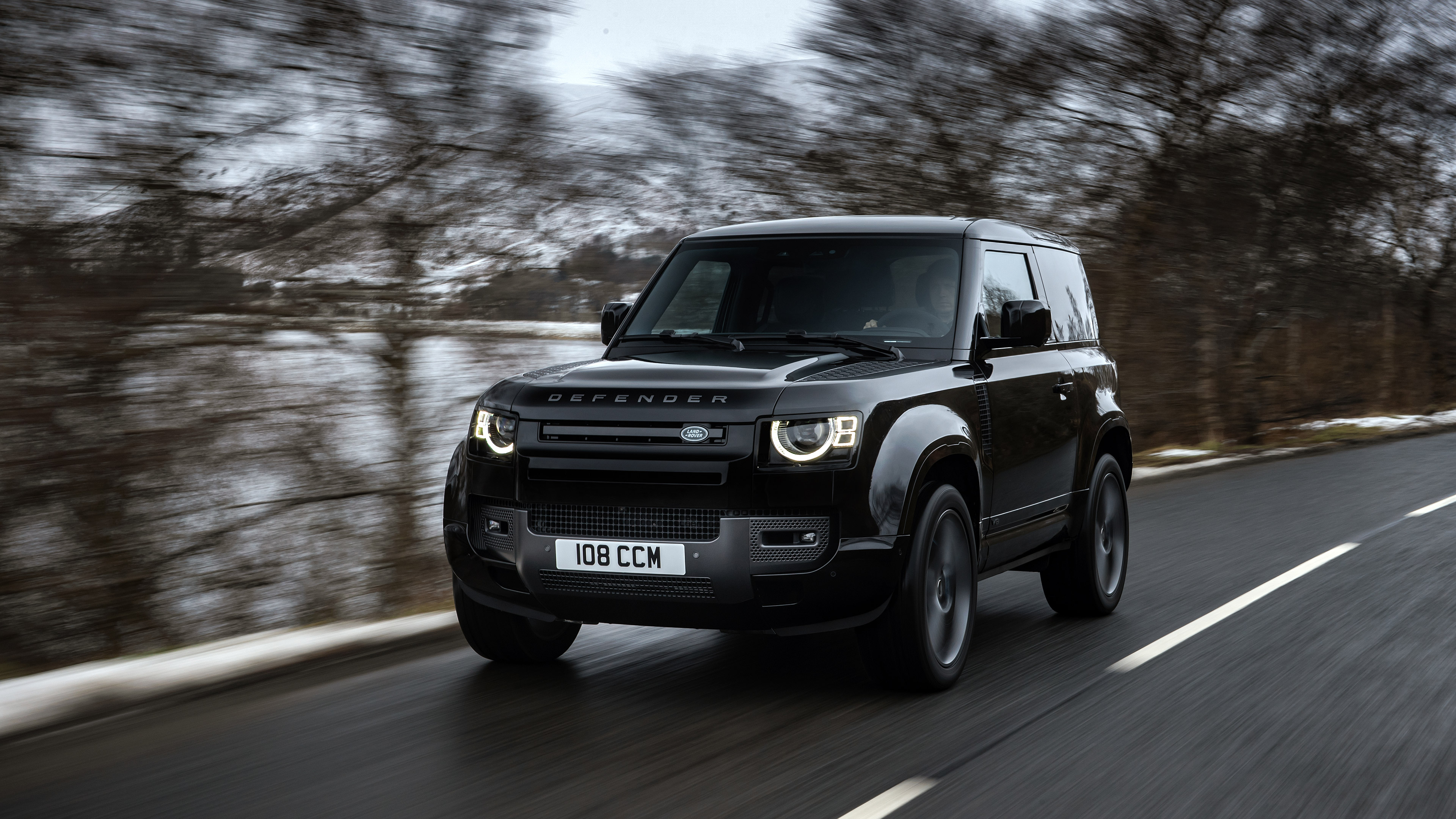 3840x2160 Land Rover Defender 4K, SUV, Land Rover, Black Car, Car Gallery HD Wallpaper, Desktop